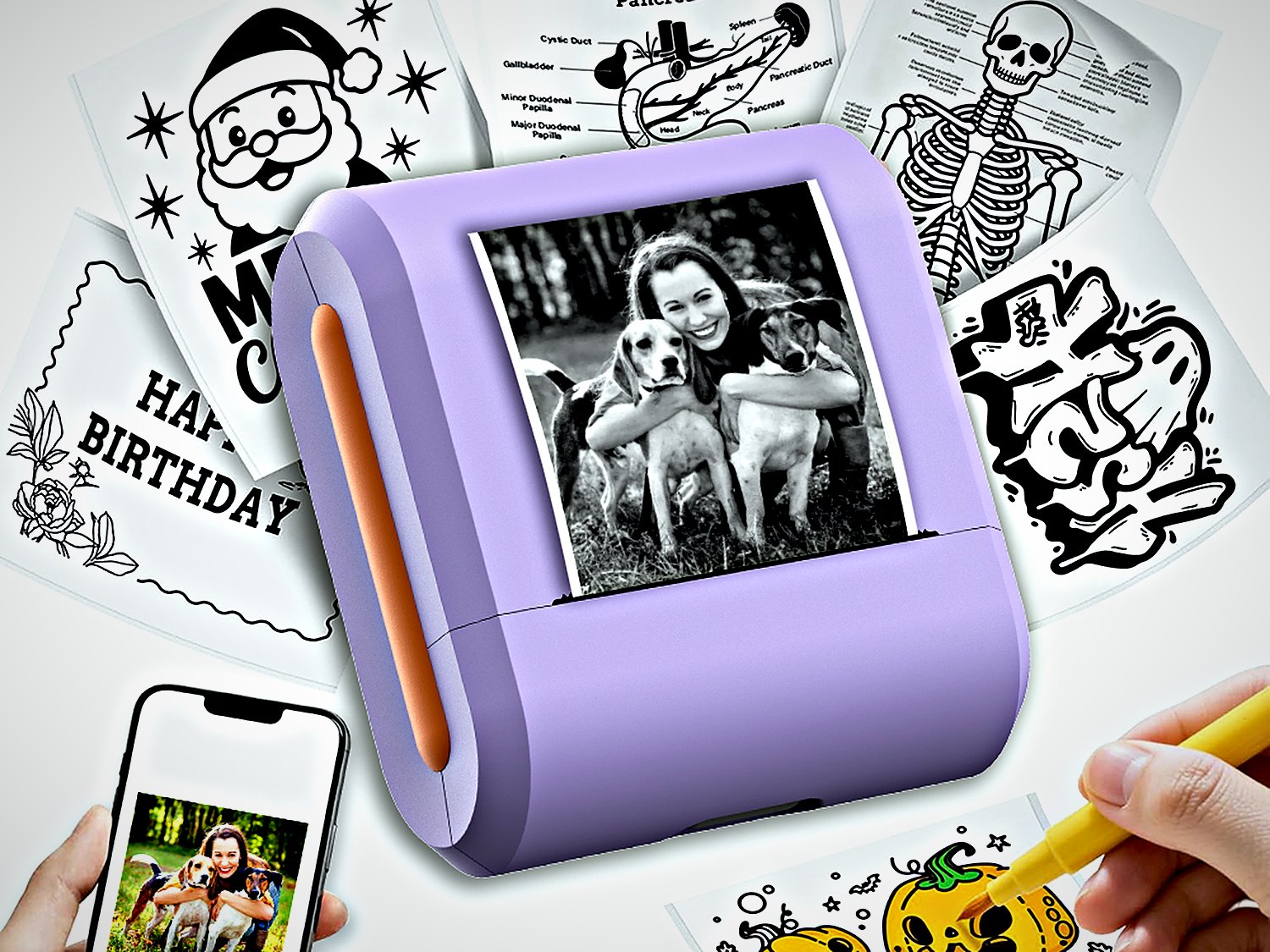 Impresora de pegatinas de tatuaje con IA MASF